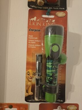 Energizer Lion King Green Flashlight - Battery-Powered Handheld Light
